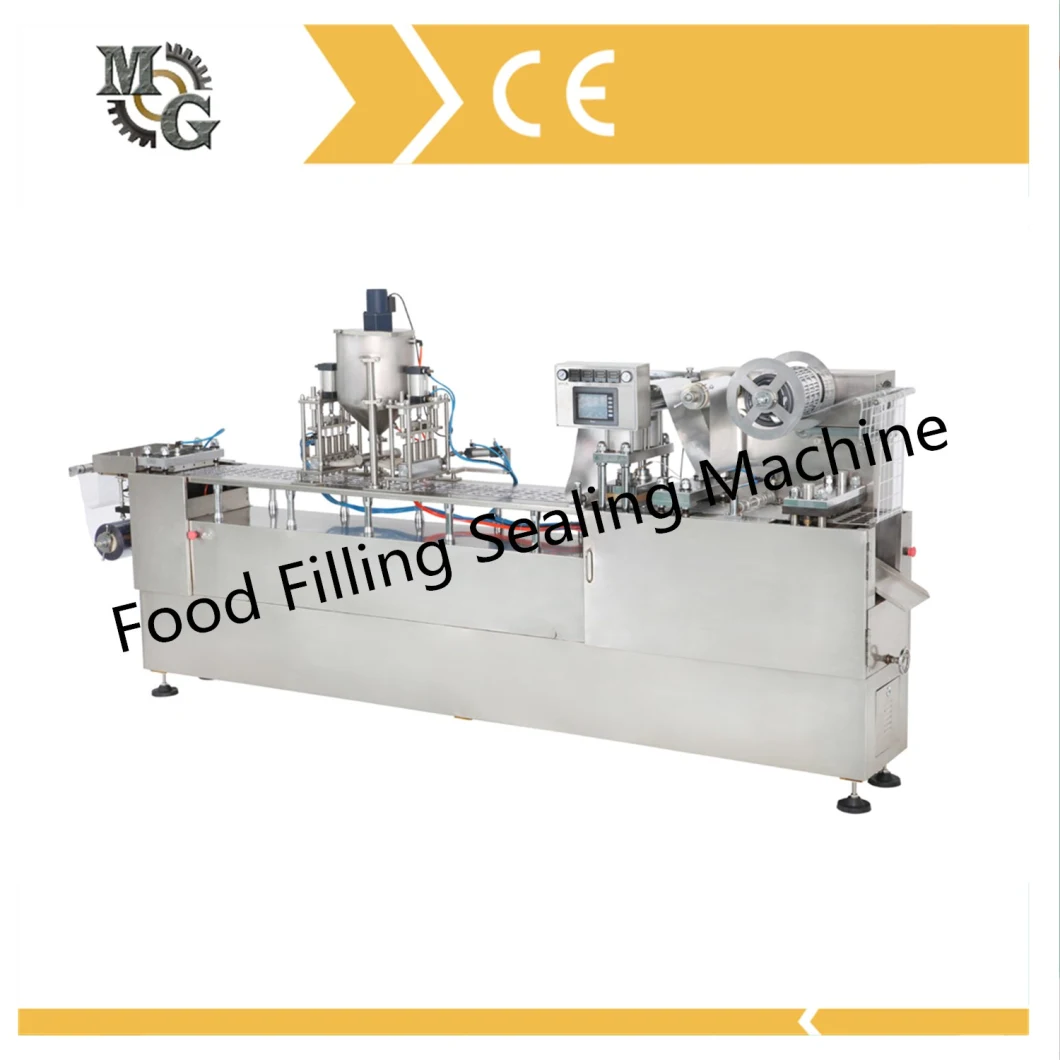 Finger Biscuit Chocolate Cream Cup Filling Sealing Machine