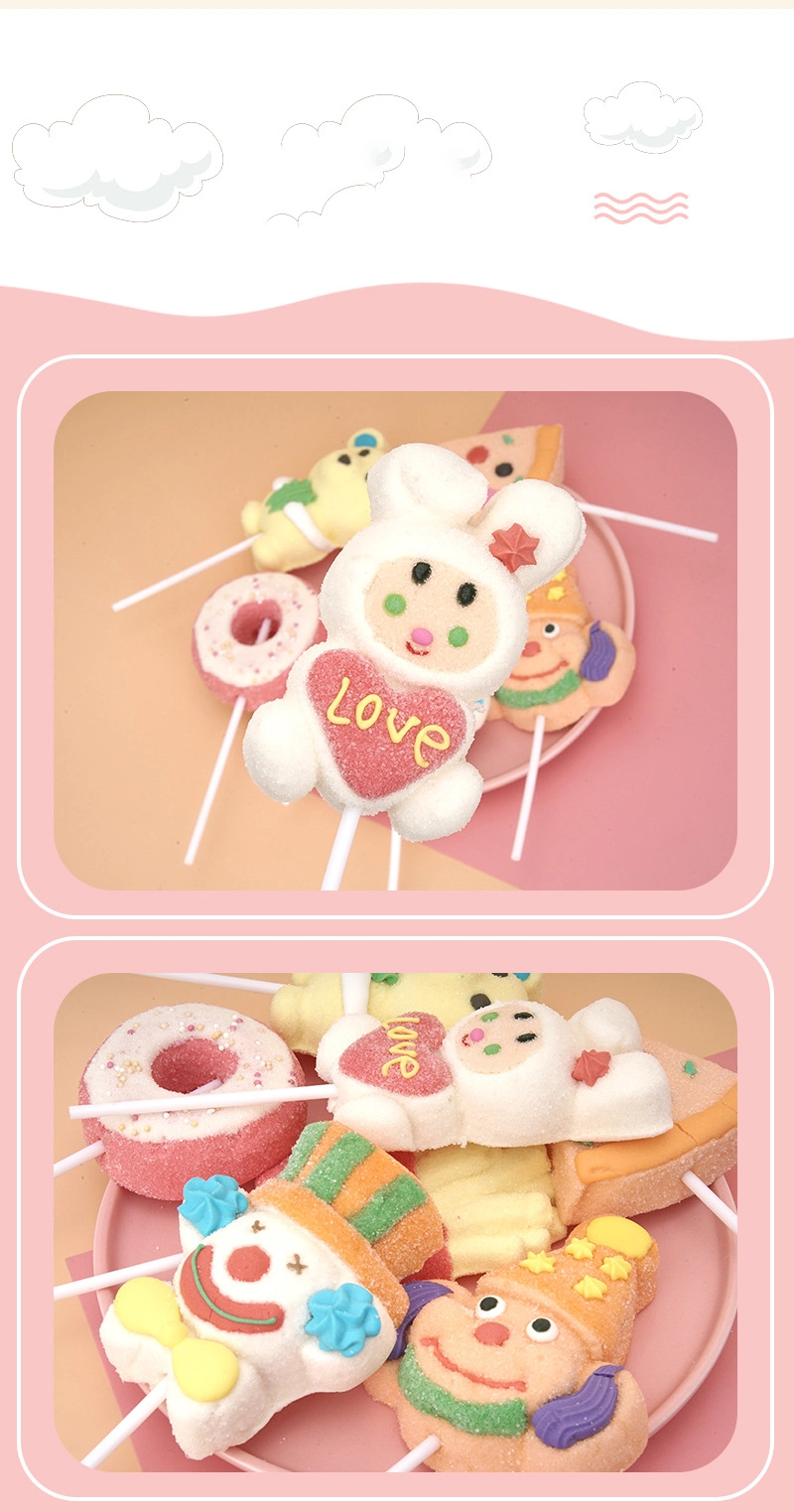 Creative Custom Private Label Children Lollipop Gummy Candy