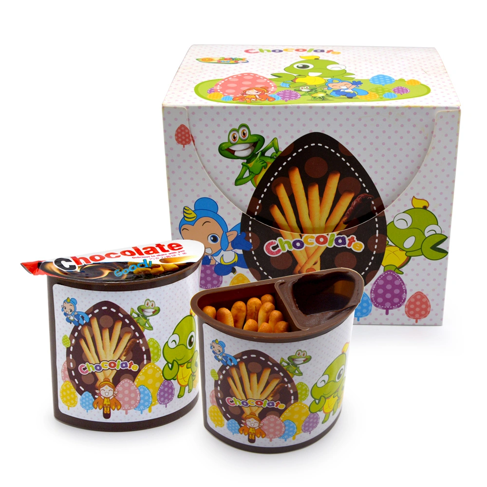 Chewing Gum Europe Chocolate Cup with Biscuit Candy