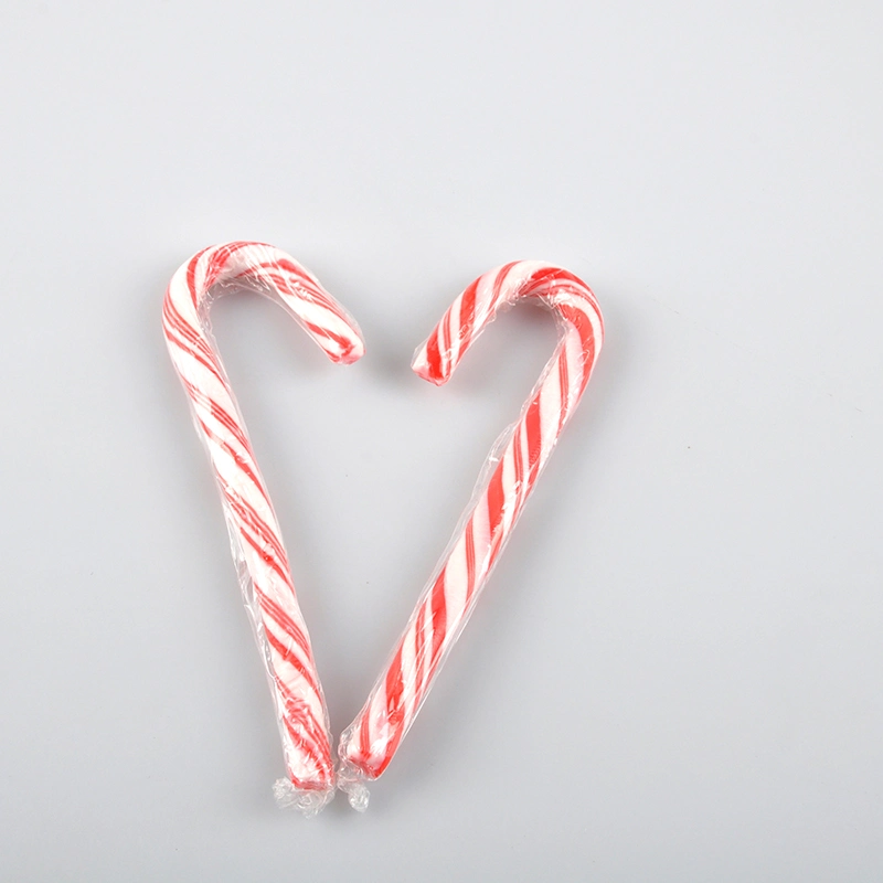 Christmas Cane Lollipop Candy for Christmas Holiday Santa Claus Gift 12g*10PCS Red Swirls Mint Flavor Candy Canes for Daily Life