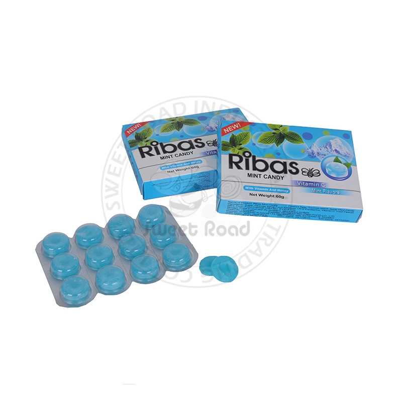 12PCS Ribas Hard Candy Sore Throat Lozenges