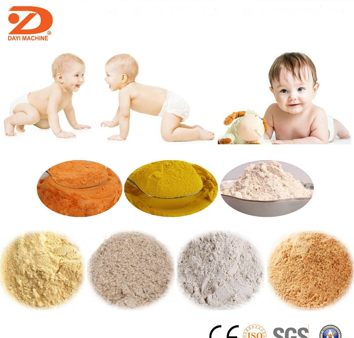 Nutritious Baby Rice Powder Instant Cereal Baby Food Production Line