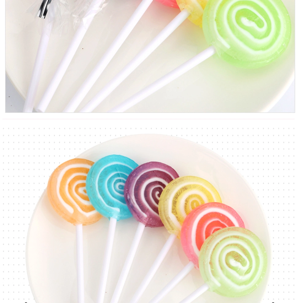 Multi-Fruit Flavor Handmade Unicorn Shape Solid with Wooden Stick Lollipop Candy