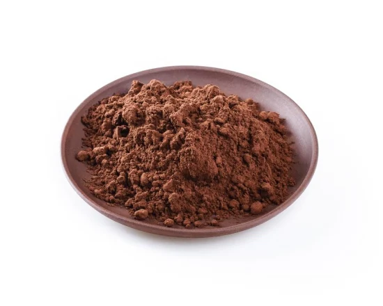 공장에서 최고의 품질로 핫 초콜릿 음료에 진한 갈색 알칼리화 코코아 파우더를 제공합니다.