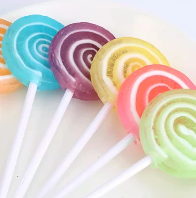 도매 진열대 15g 과일 맛 Lollipop 딱딱한 사탕 Lollipop