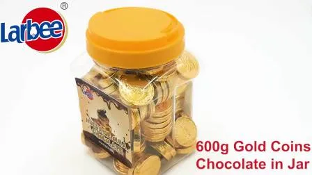 Larbee Factory에서 도매 500g 금화 항아리 초콜릿